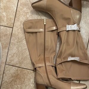 Journee Collection Tan Heeled Boots